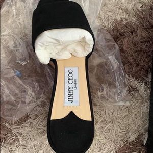 Jimmy Choo DeeDee Suede Platform Mules
